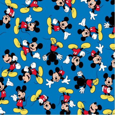 Tricoline Mickey Mouse F Azul
