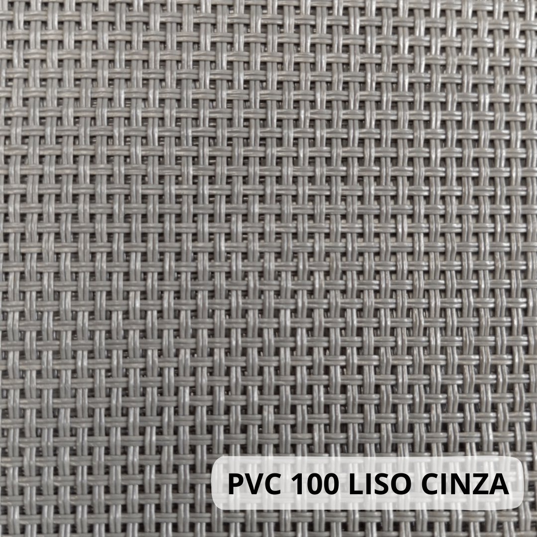 TELA PVC 100 59 CINZA LISO