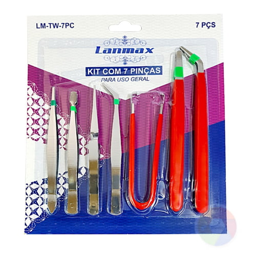 Kit Pinças Para Artesanato c/7