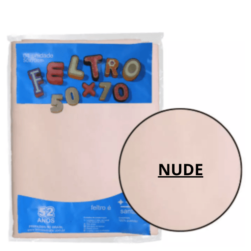 FELTRO 50X70 COR NUDE