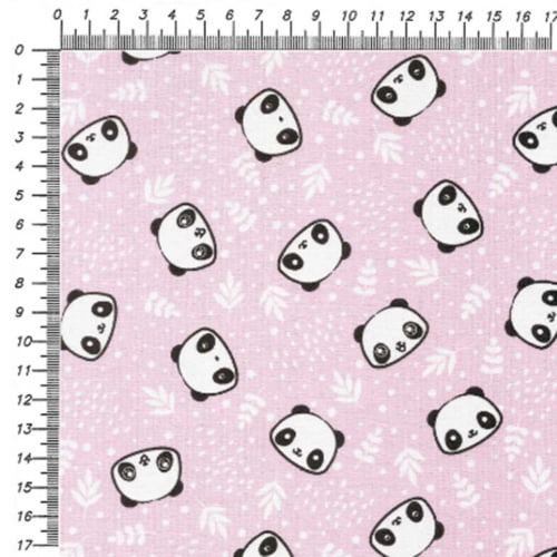 Tricoline Panda Baby Rosa