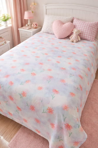 ULTRA SOFT FLEECE FLORAL