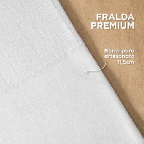 Fralda de Boca Premium 100% Alg. 35cm x 50cm