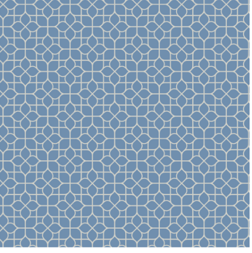 TRICOLINE AZULEJO GEOMETRICO AZUL ANTIGO