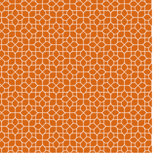 TRICOLINE AZULEJO GEOMETRICO LARANJA 