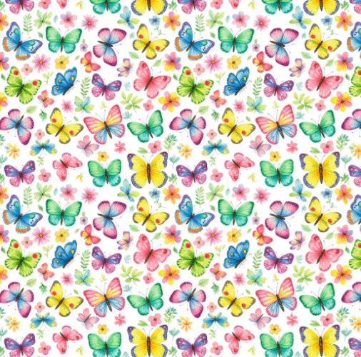 TRICOLINE BORBOLETAS COLORS