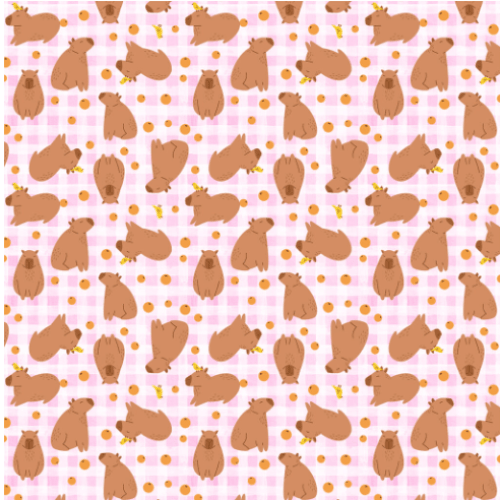 TRICOLINE CAPIVARA FD ROSA