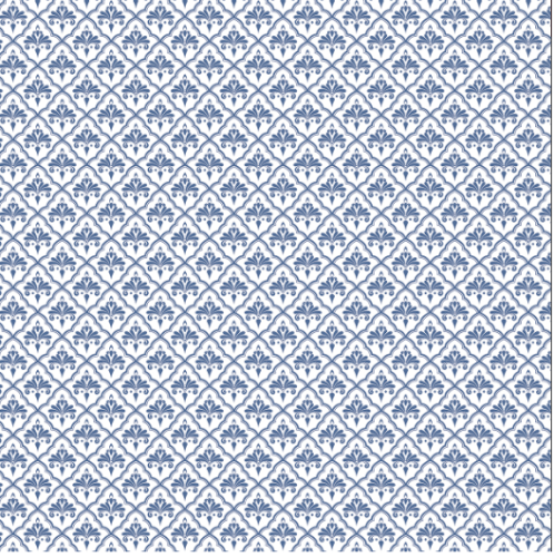 TRICOLINE FLOR DE LIZ AZUL ANTIGO 