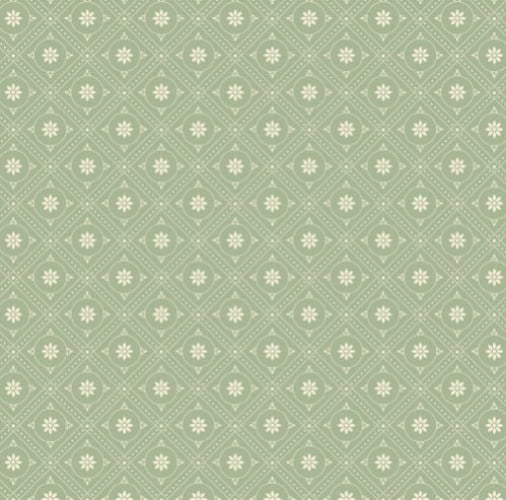 TRICOLINE GEOMETRICO FLORAL FD VERDE ANTIGO