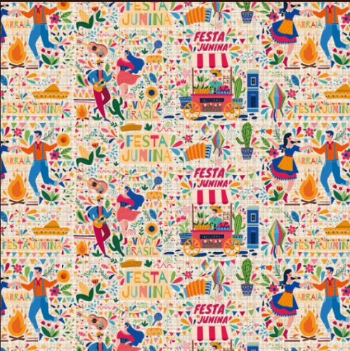 TRICOLINE JUNINO PULANDO FOGUEIRA