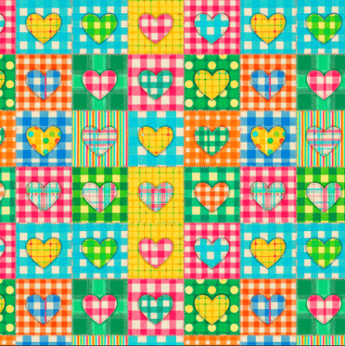 TRICOLINE JUNINO RETALHOS COM CORACOES