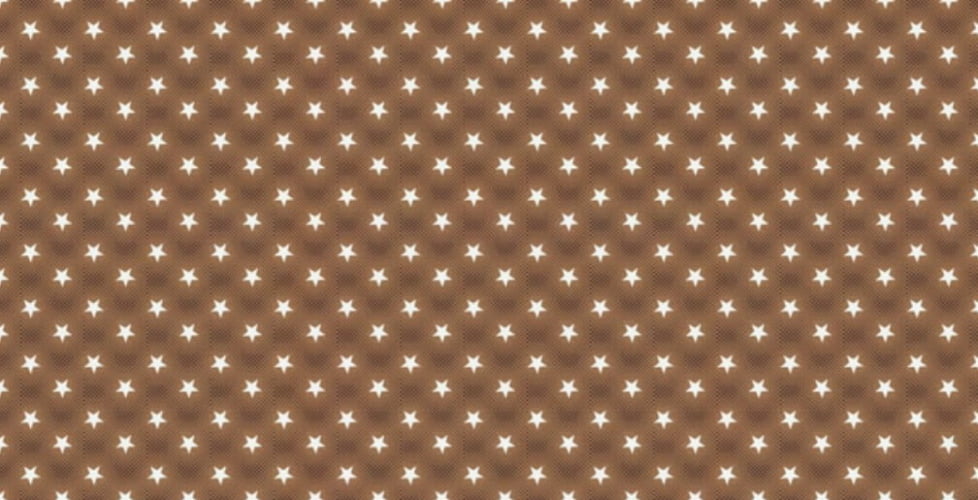 TRICOLINE MINI ESTRELAS FD MARROM