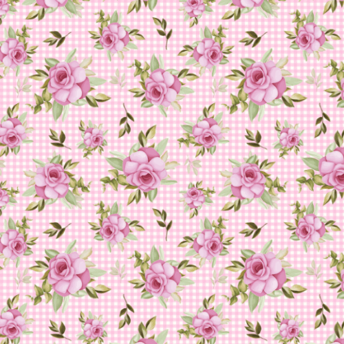 TRICOLINE ROSAS FD XADREZ 