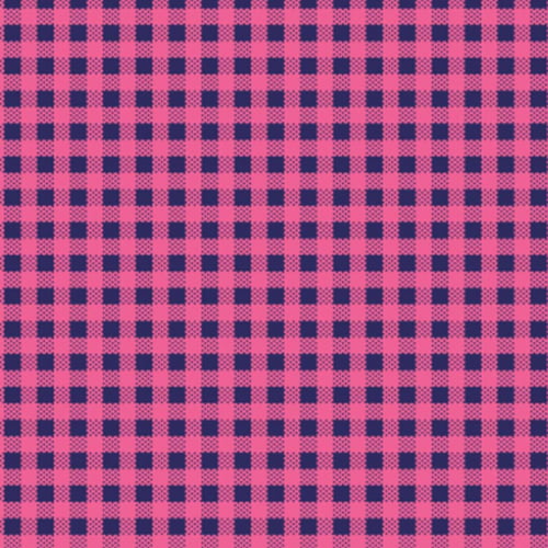 Tecido Tricoline Pink Xadrez Ref:1361