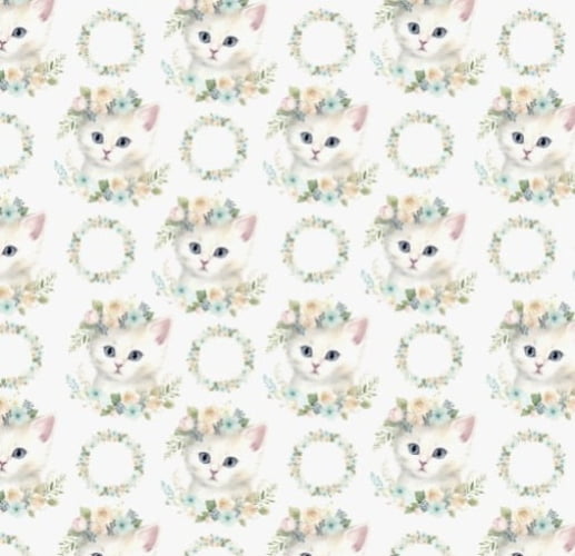 TRICOLINE DIGITAL GATINHOS BRANCOS