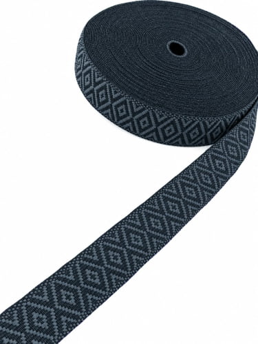 ALÇA 3D PRETO/GRAFITE 30MM