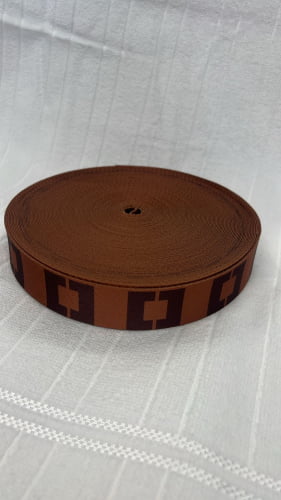 ALÇA ACETINADA 30MM QUADRICULADA