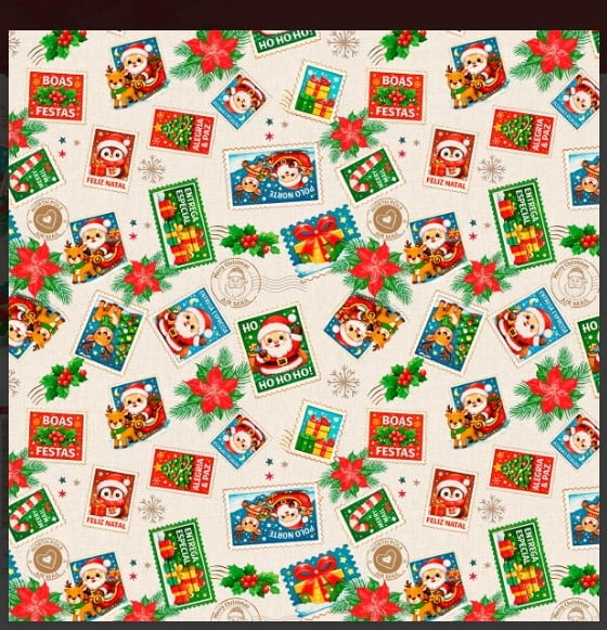TRICOLINE ADESIVO DE NATAL 