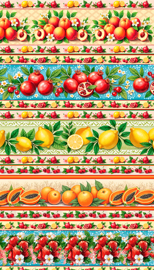 TRICOLINE BARRADO FRUTAS DIVERSAS