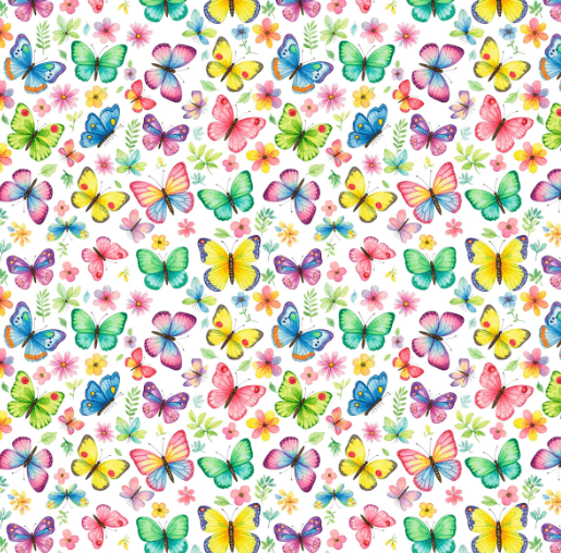 TRICOLINE BORBOLETAS COLORS