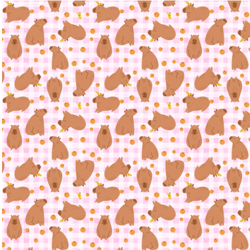 TRICOLINE CAPIVARA FD ROSA