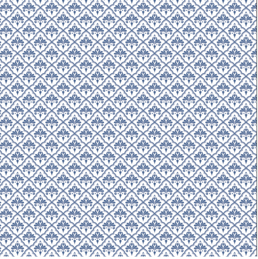 TRICOLINE FLOR DE LIZ AZUL ANTIGO