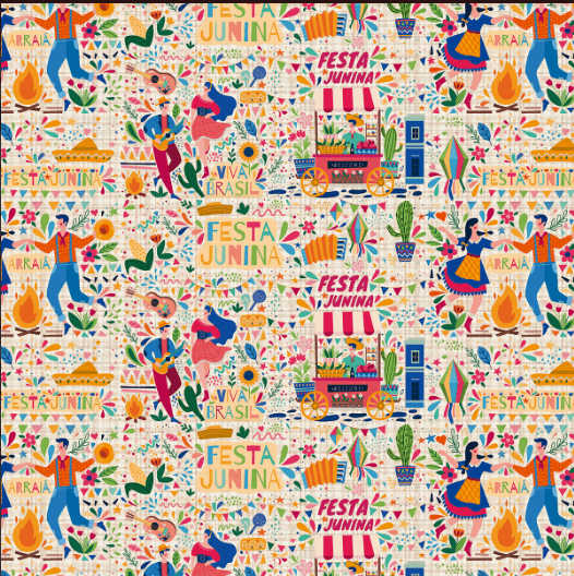 TRICOLINE JUNINO PULANDO FOGUEIRA