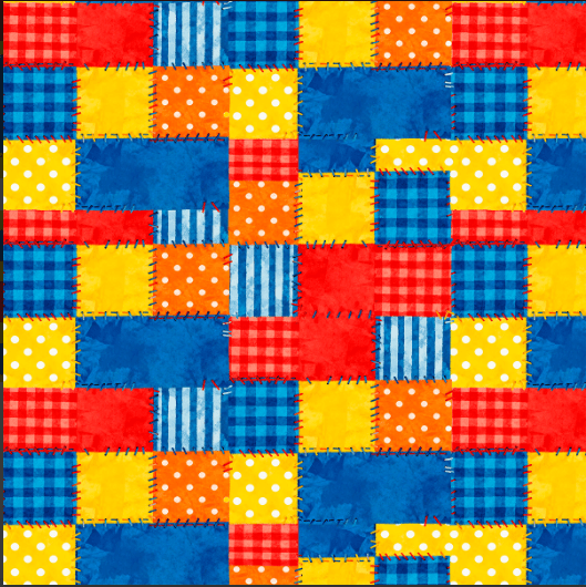 TRICOLINE JUNINO RETALHOS COLORIDOS