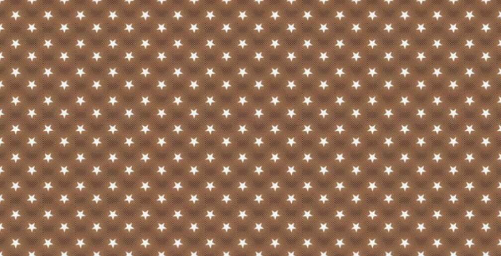 TRICOLINE MINI ESTRELAS FD MARROM