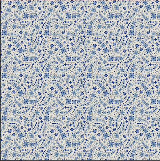 TRICOLINE PAISLEY AZUL