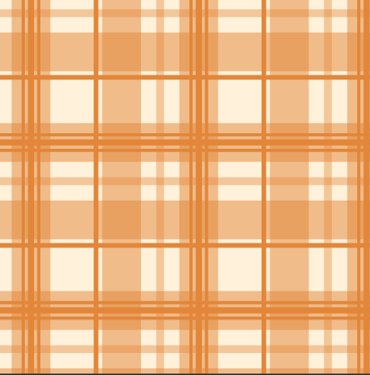 TRICOLINE PASCOA XADREZ LARANJA