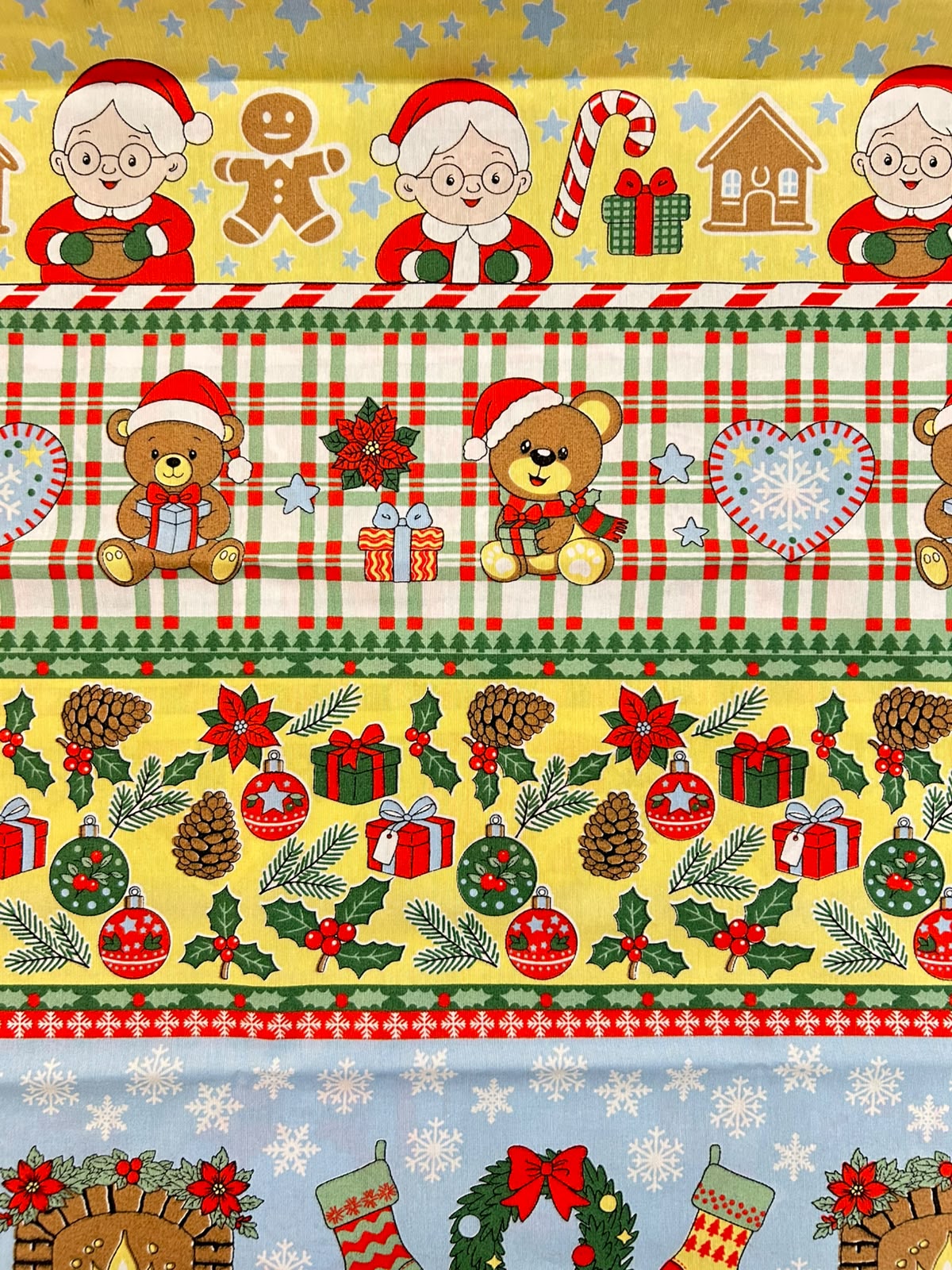 TRICOLINE BARRADO CONTO DE NATAL VERDE 