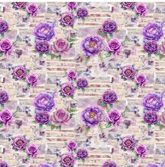 TRICOLINE DIGITAL ROSAS LILAS