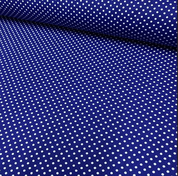 Tricoline Mini Poa Azul Royal