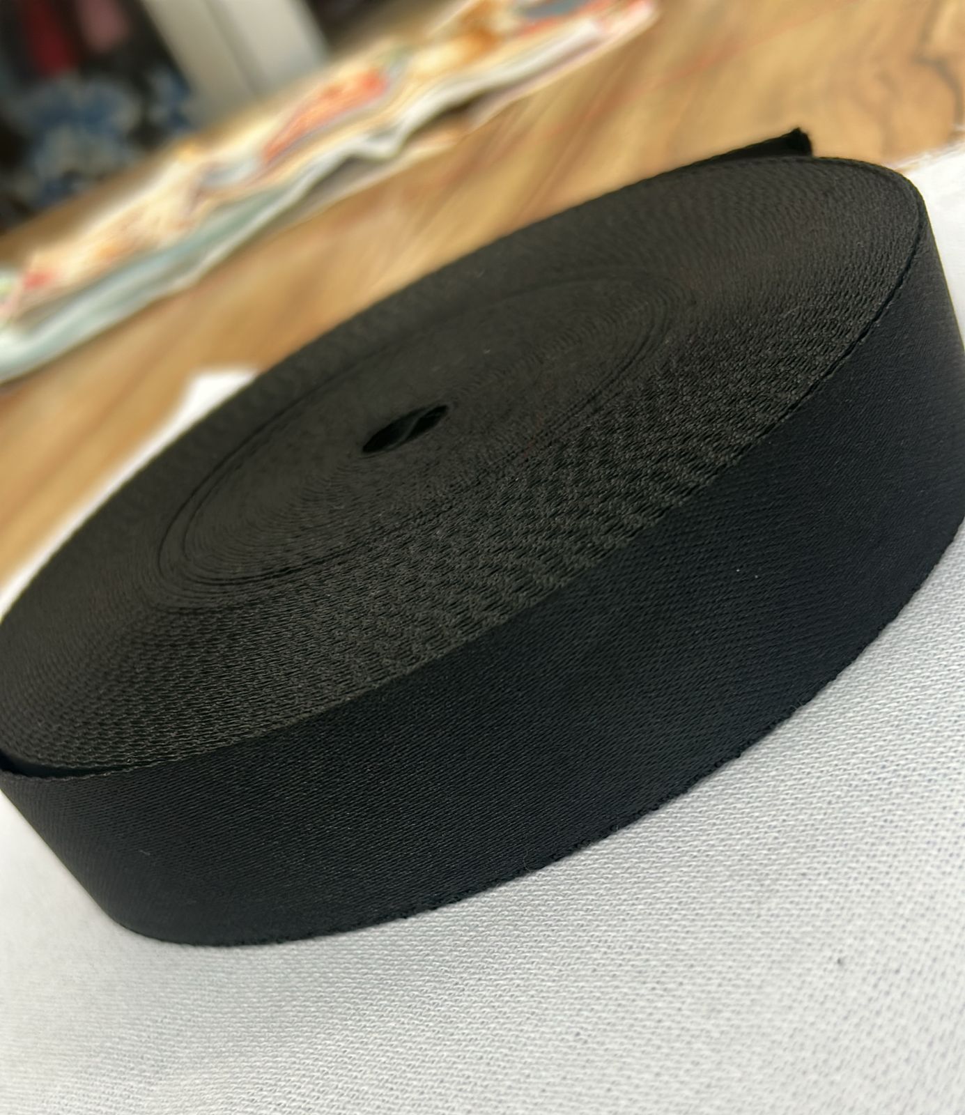 ALÇA ACETINADA 30MM PRETA